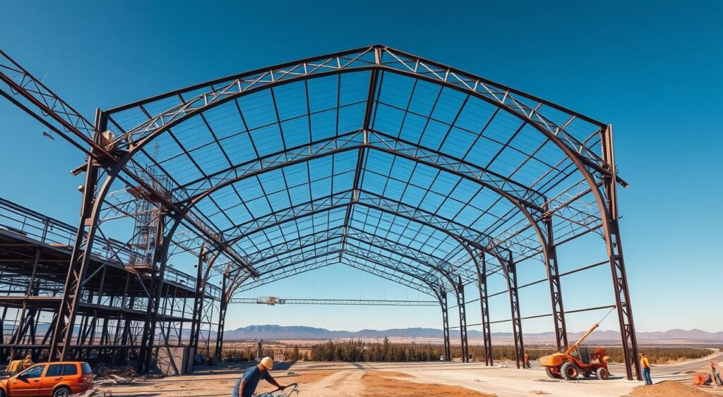 construção de galpão logístico