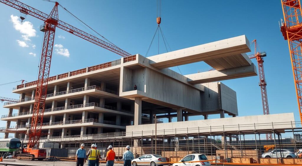 construção pré-fabricada