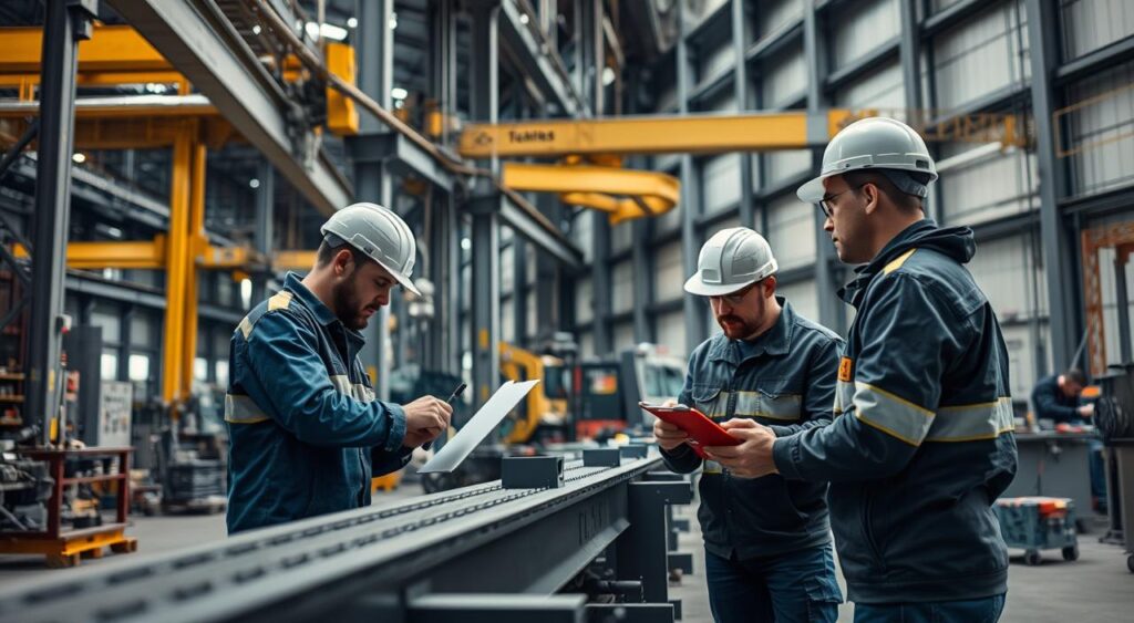 controle de qualidade na produção de estruturas metálicas