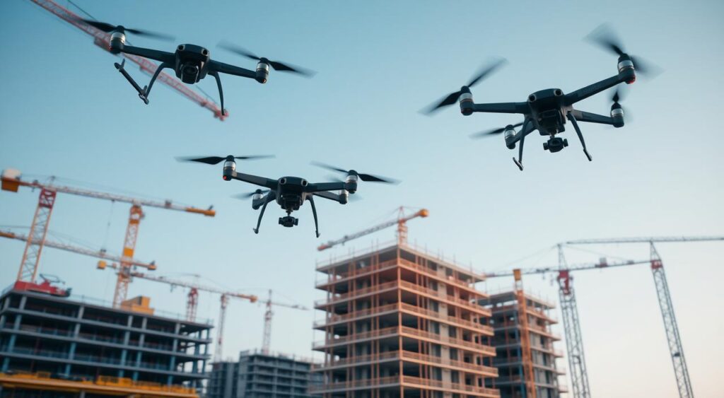 drones em construções