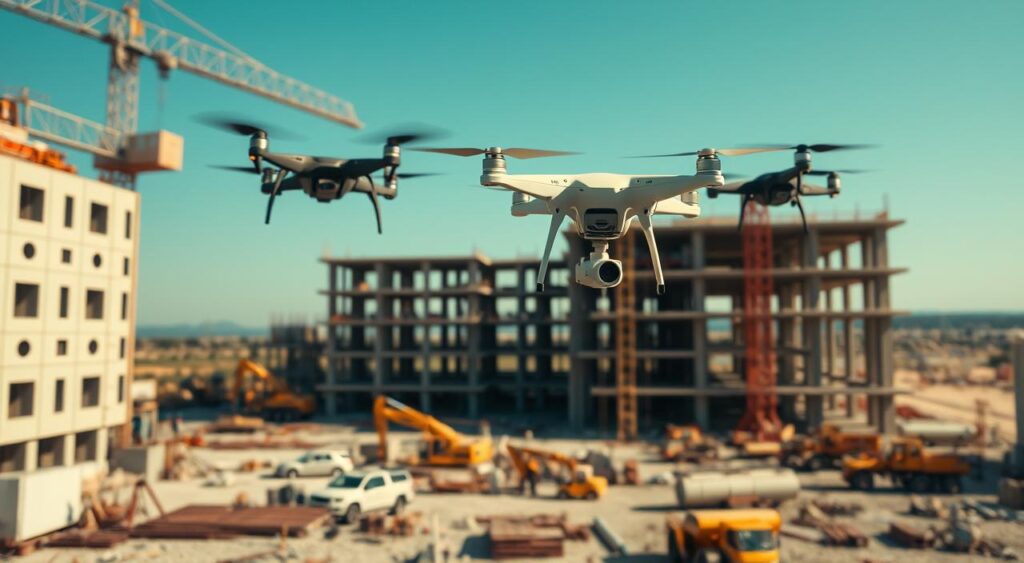 drones no monitoramento de obras