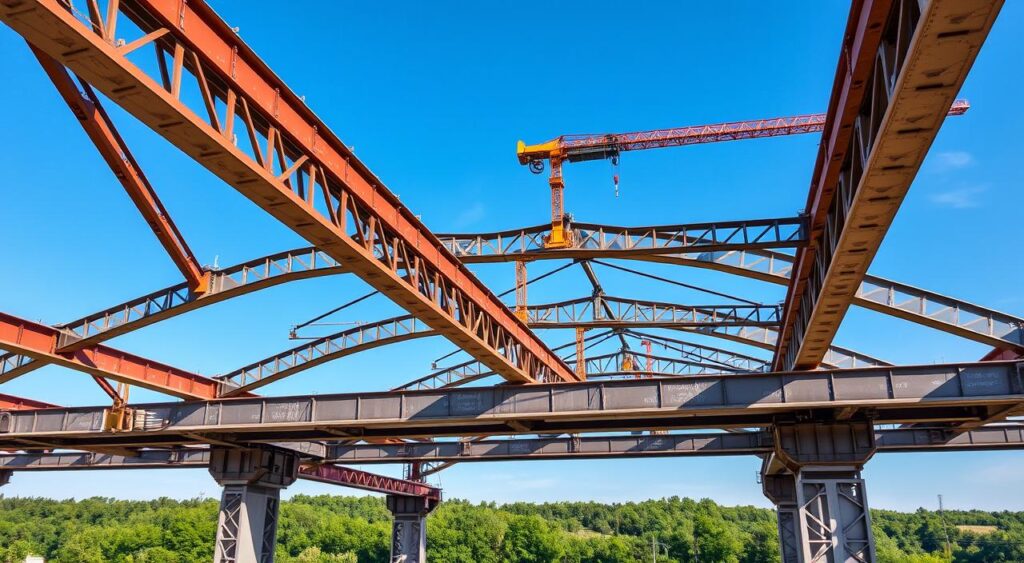 estruturas de aço para pontes